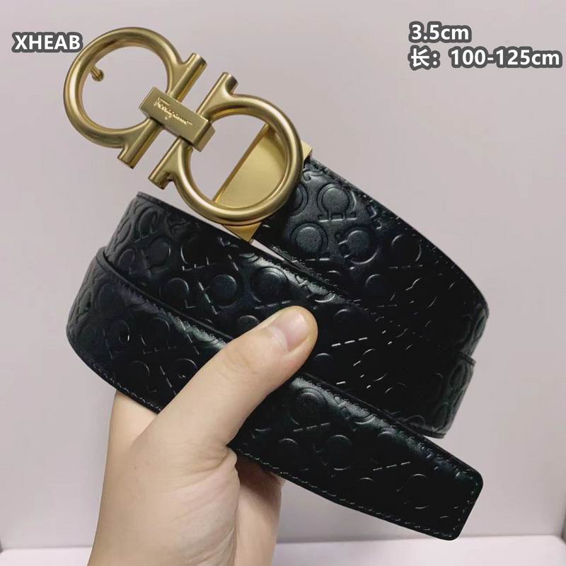 Ferragamo belt 35mmX100-125cm 8L (172)