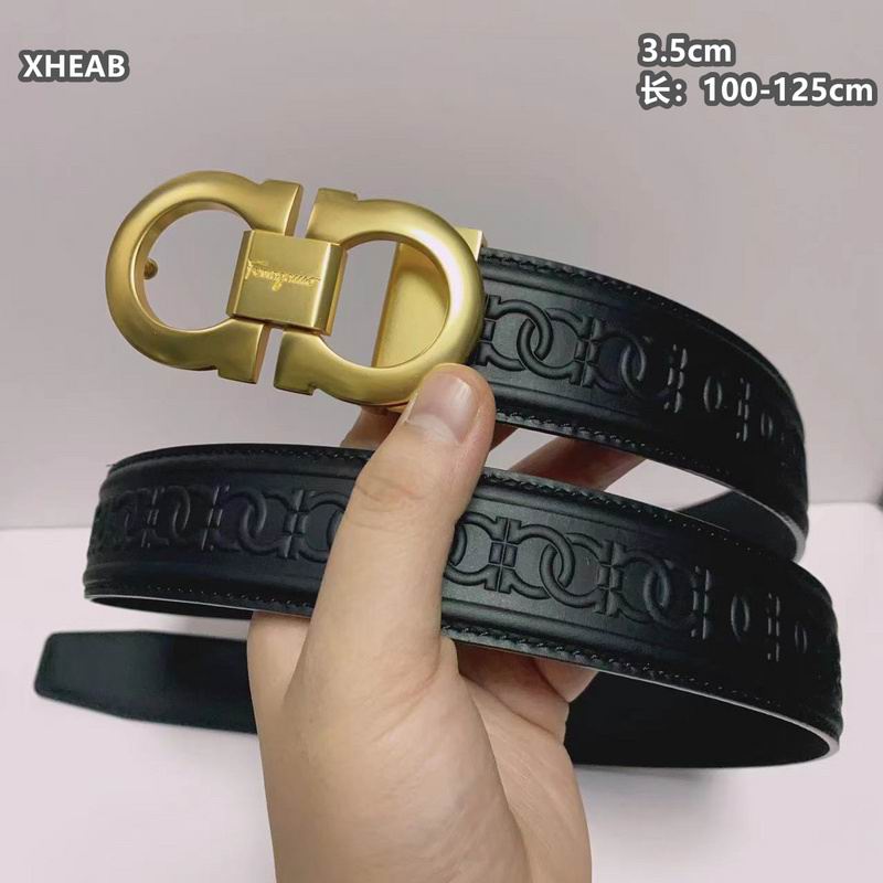 Ferragamo belt 35mmX100-125cm 8L (177)