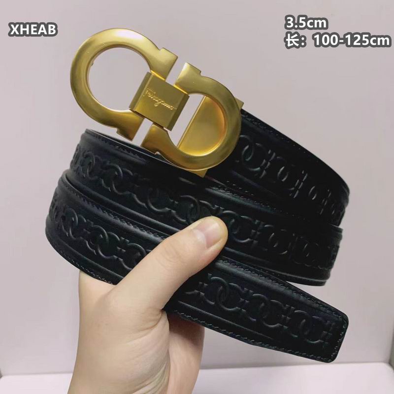 Ferragamo belt 35mmX100-125cm 8L (178)