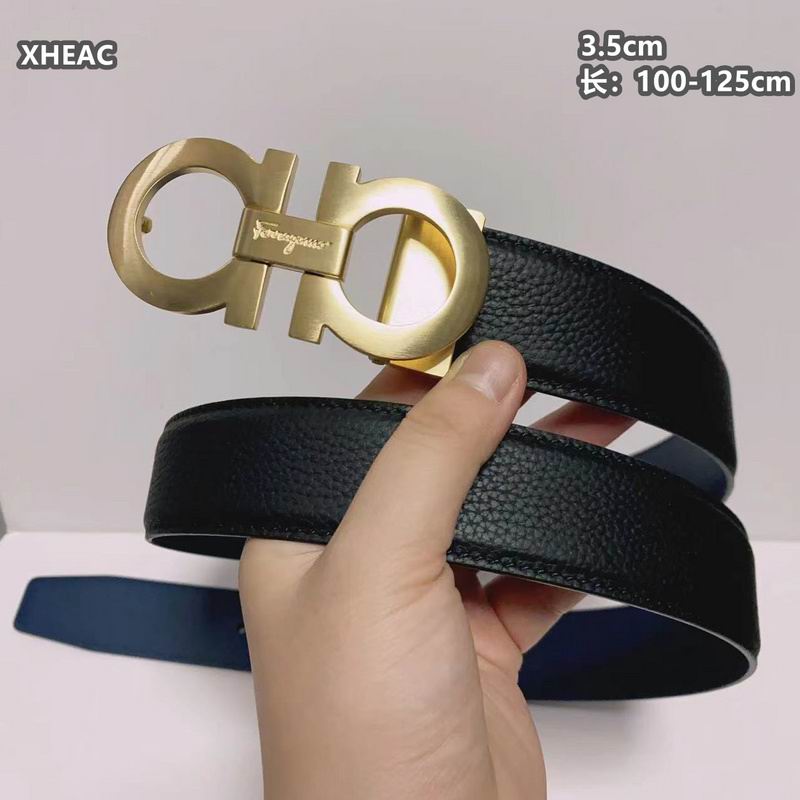 Ferragamo belt 35mmX100-125cm 8L (53)