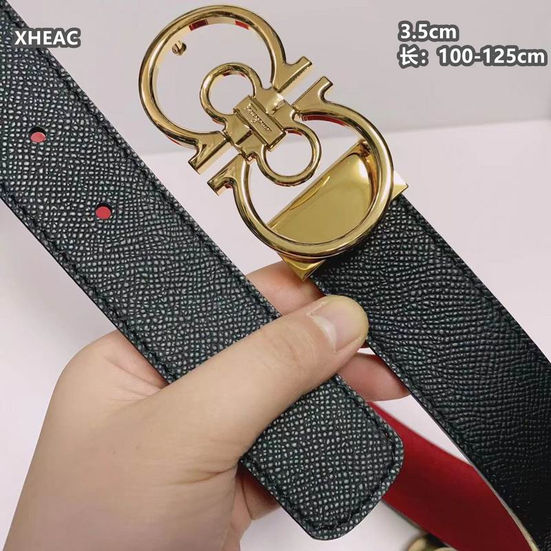Ferragamo belt 35mmX100-125cm 8L (58)