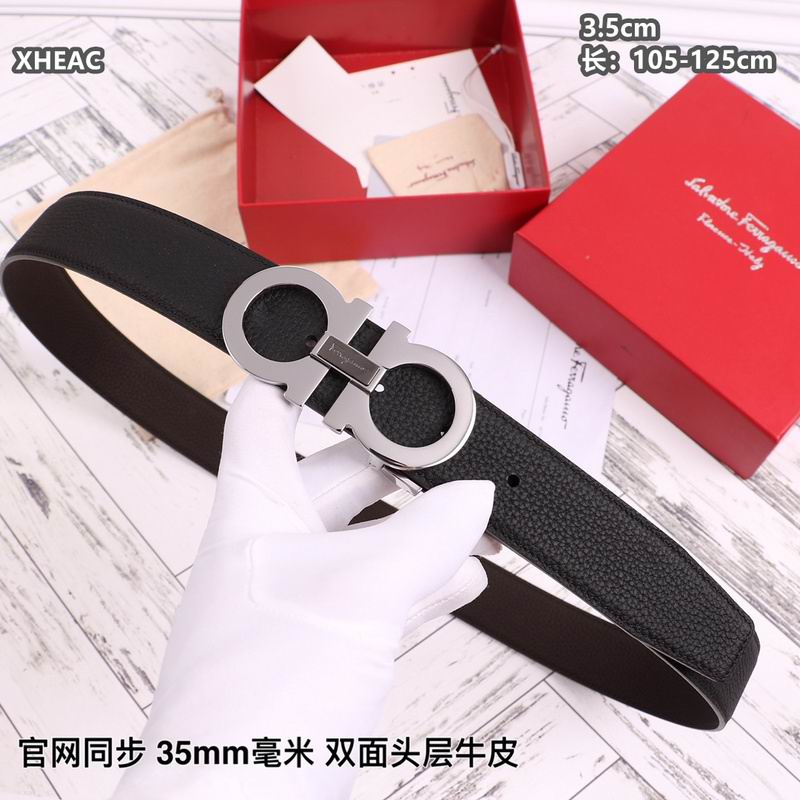 Ferragamo belt 35mmX105-125cm 8L (131)