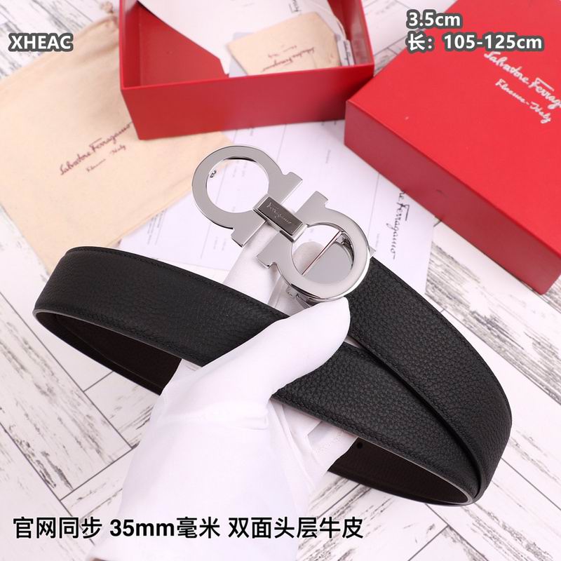 Ferragamo belt 35mmX105-125cm 8L (132)