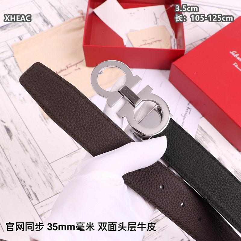 Ferragamo belt 35mmX105-125cm 8L (133)
