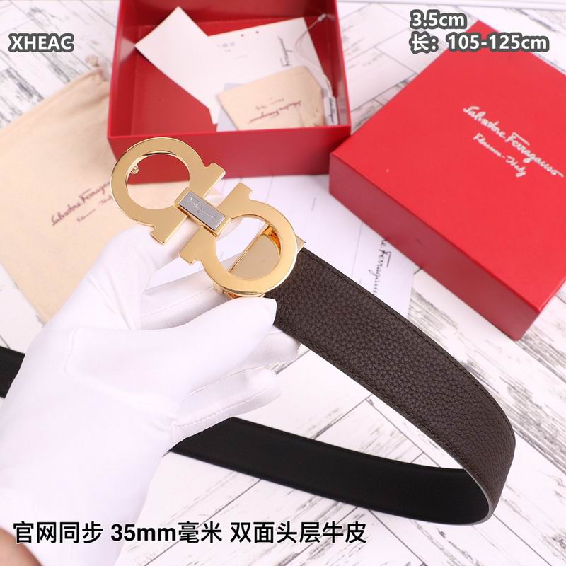 Ferragamo belt 35mmX105-125cm 8L (136)