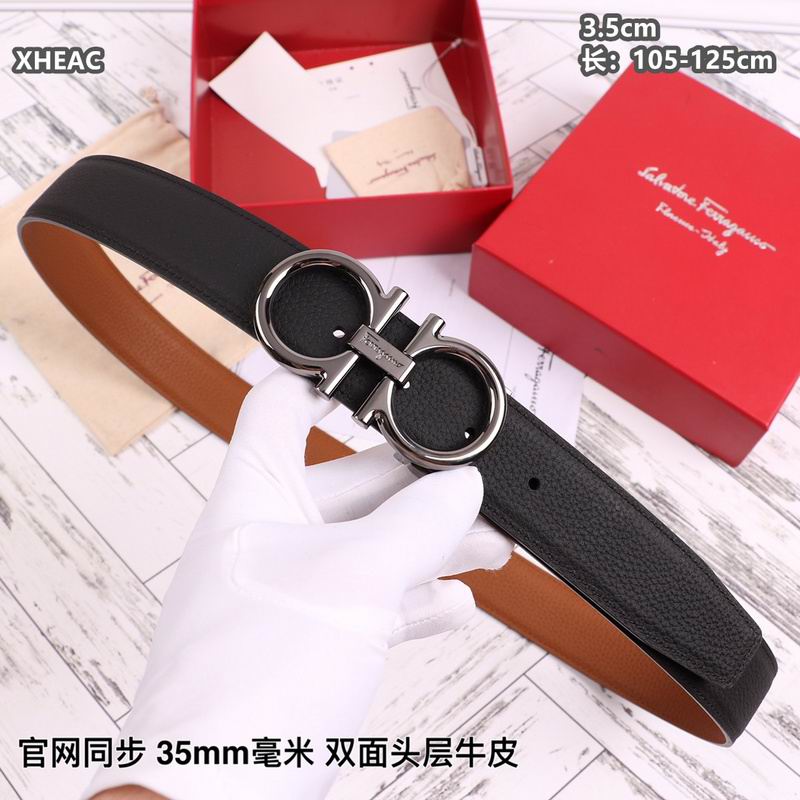 Ferragamo belt 35mmX105-125cm 8L (137)