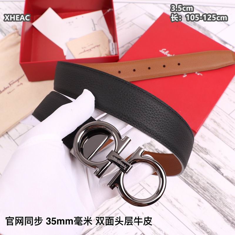 Ferragamo belt 35mmX105-125cm 8L (138)