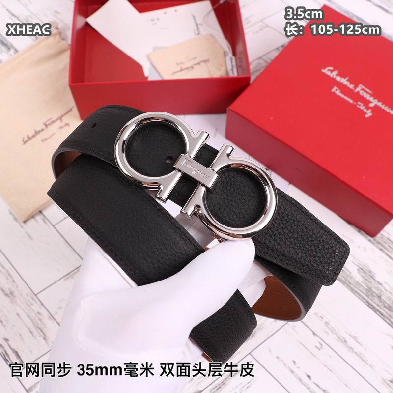 Ferragamo belt 35mmX105-125cm 8L (140)
