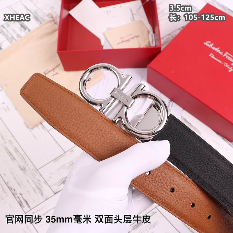 Ferragamo belt 35mmX105-125cm 8L (142)