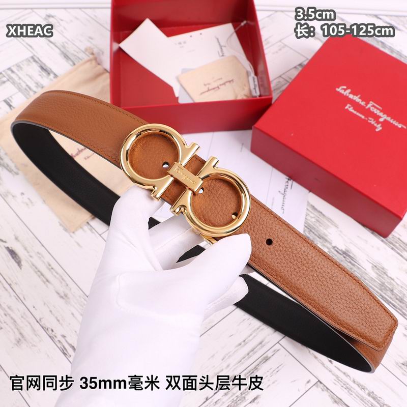 Ferragamo belt 35mmX105-125cm 8L (143)