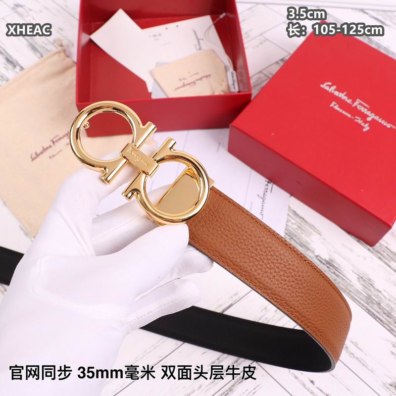 Ferragamo belt 35mmX105-125cm 8L (145)