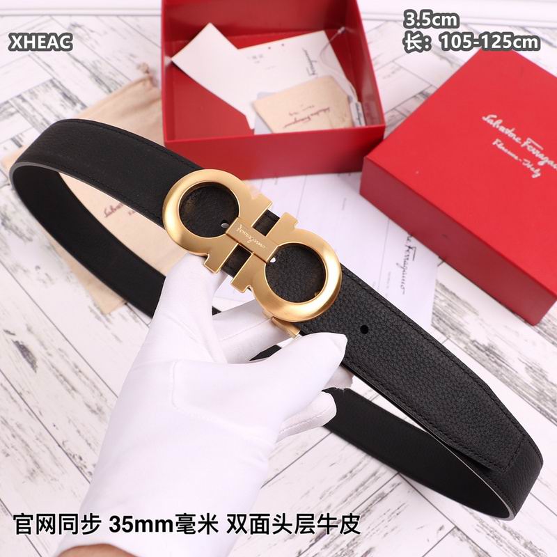 Ferragamo belt 35mmX105-125cm 8L (152)
