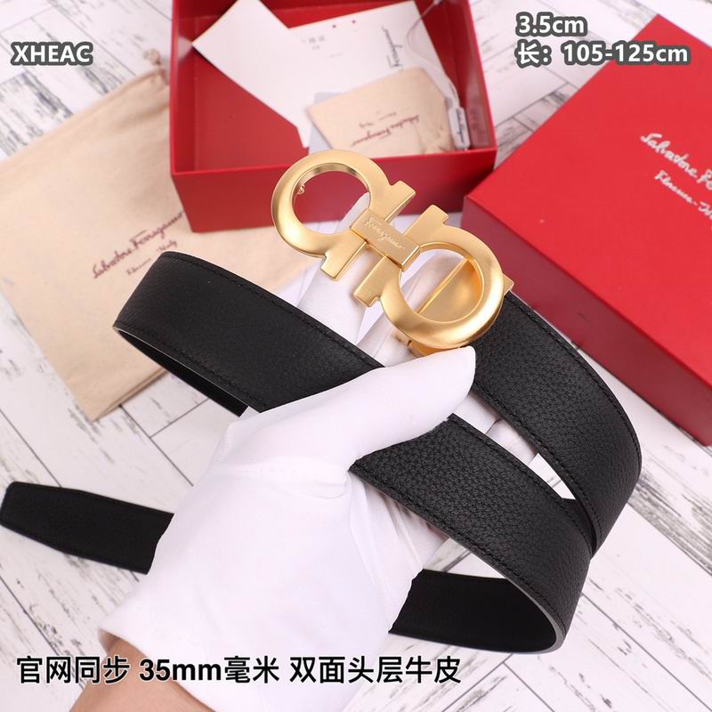 Ferragamo belt 35mmX105-125cm 8L (153)