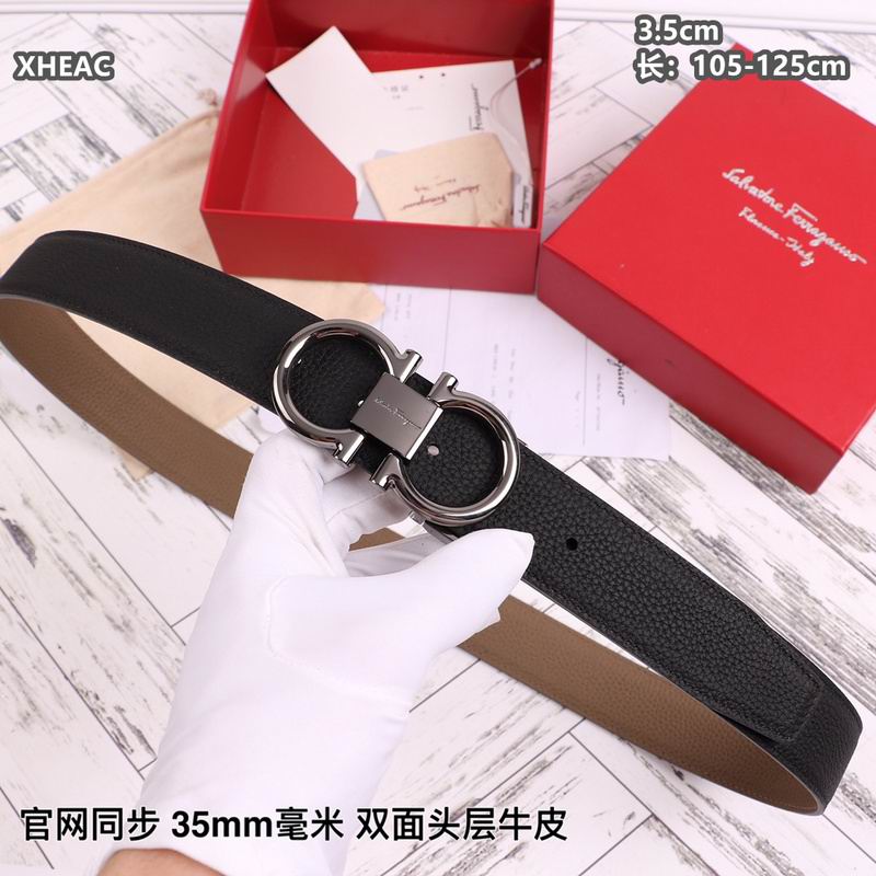 Ferragamo belt 35mmX105-125cm 8L (155)