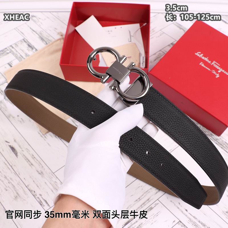 Ferragamo belt 35mmX105-125cm 8L (157)