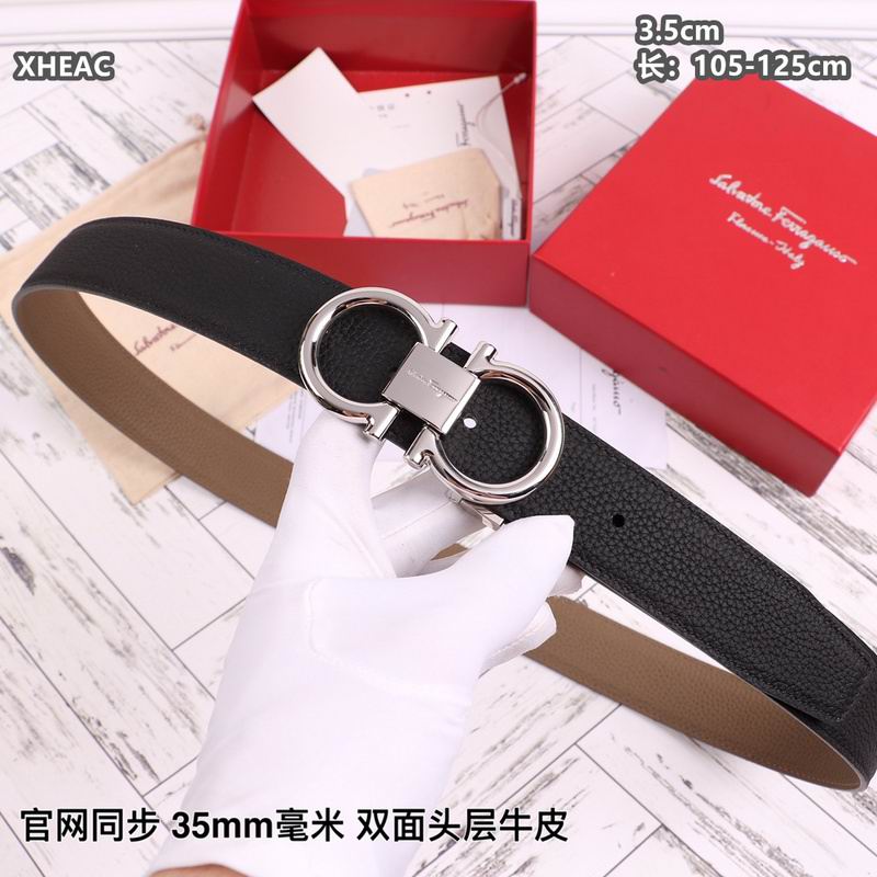 Ferragamo belt 35mmX105-125cm 8L (158)