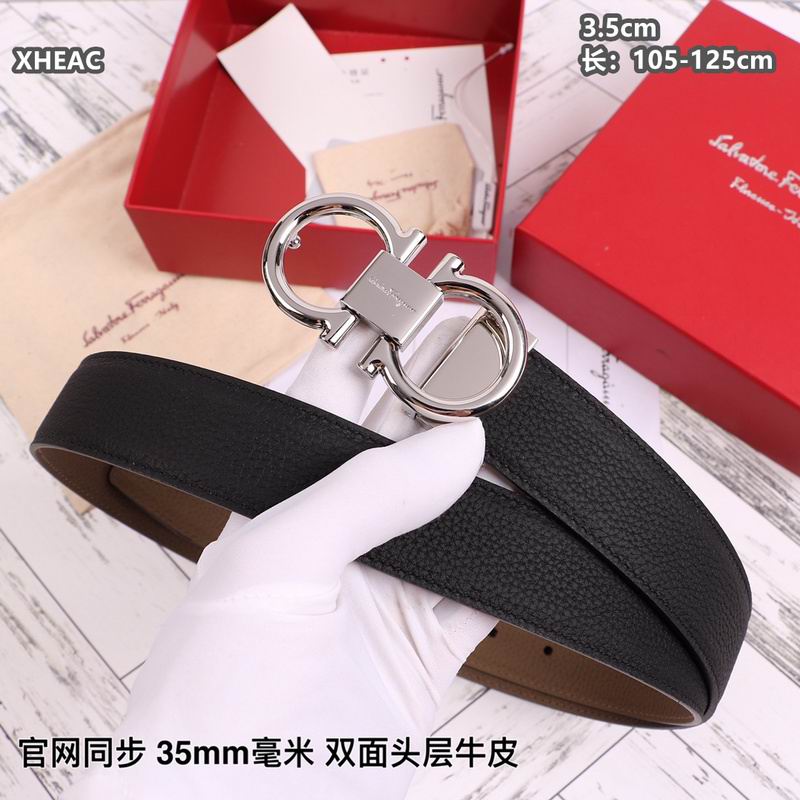 Ferragamo belt 35mmX105-125cm 8L (159)