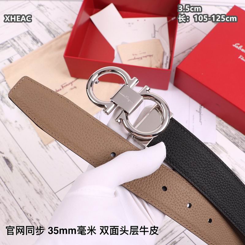 Ferragamo belt 35mmX105-125cm 8L (160)