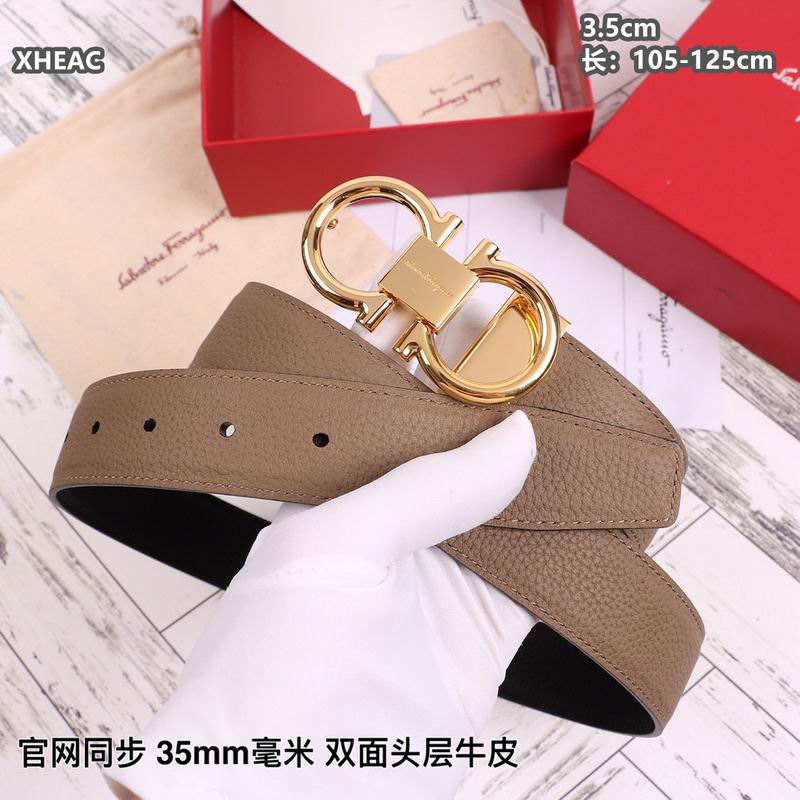 Ferragamo belt 35mmX105-125cm 8L (161)