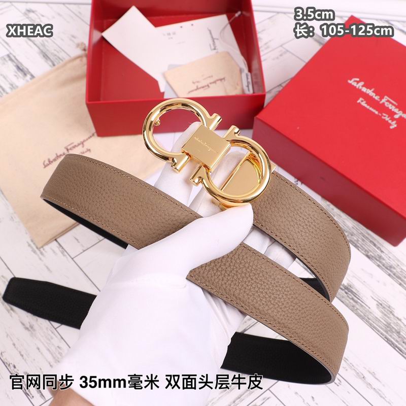 Ferragamo belt 35mmX105-125cm 8L (162)