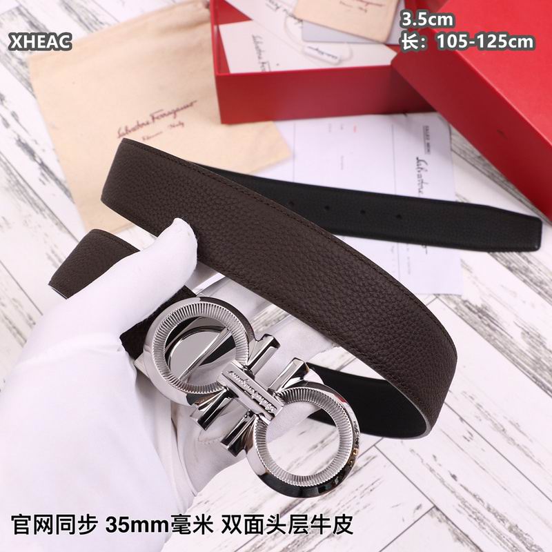 Ferragamo belt 35mmX105-125cm 8L (166)