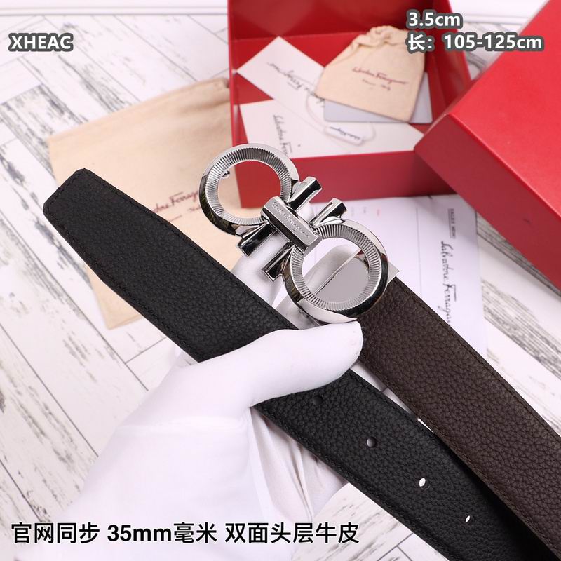 Ferragamo belt 35mmX105-125cm 8L (168)