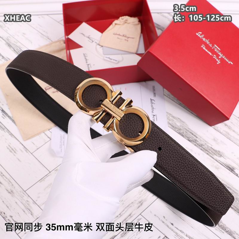 Ferragamo belt 35mmX105-125cm 8L (169)