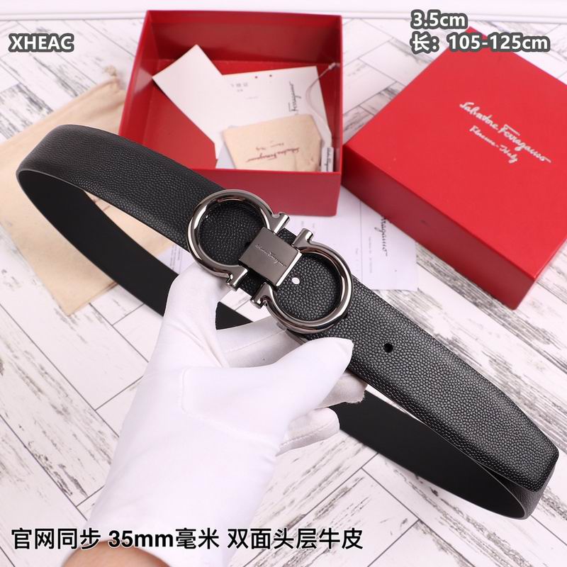 Ferragamo belt 35mmX105-125cm 8L (173)