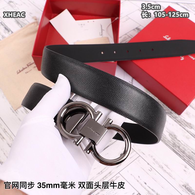 Ferragamo belt 35mmX105-125cm 8L (174)