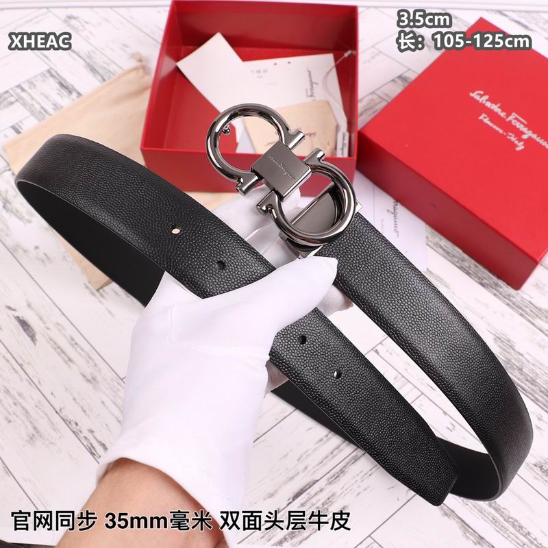 Ferragamo belt 35mmX105-125cm 8L (175)