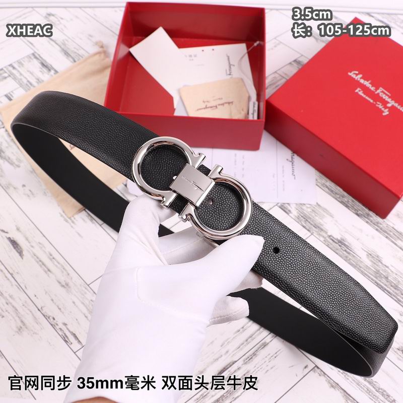 Ferragamo belt 35mmX105-125cm 8L (176)