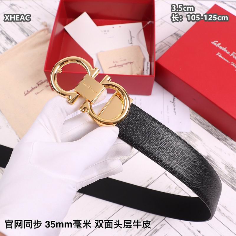 Ferragamo belt 35mmX105-125cm 8L (179)