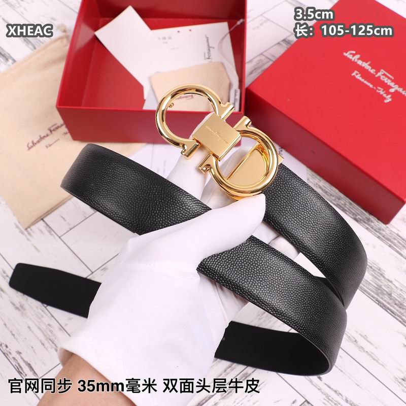 Ferragamo belt 35mmX105-125cm 8L (181)