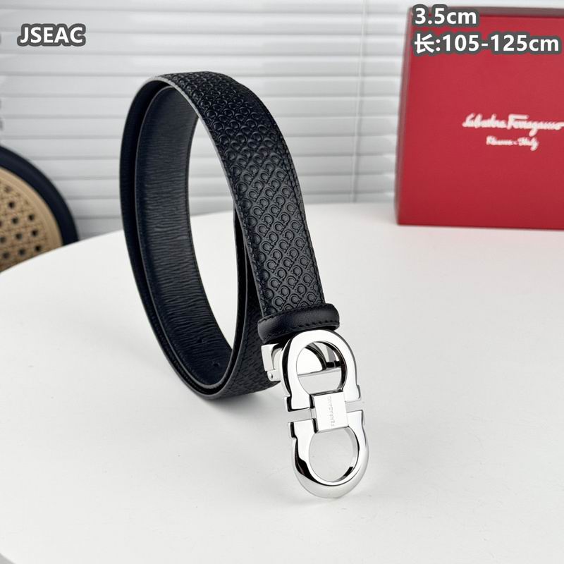 Ferragamo belt 35mmX105-125cm 8L (203)