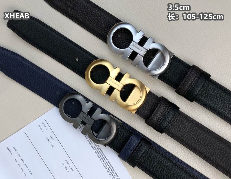 Ferragamo belt 35mmX105-125cm 8L (221)