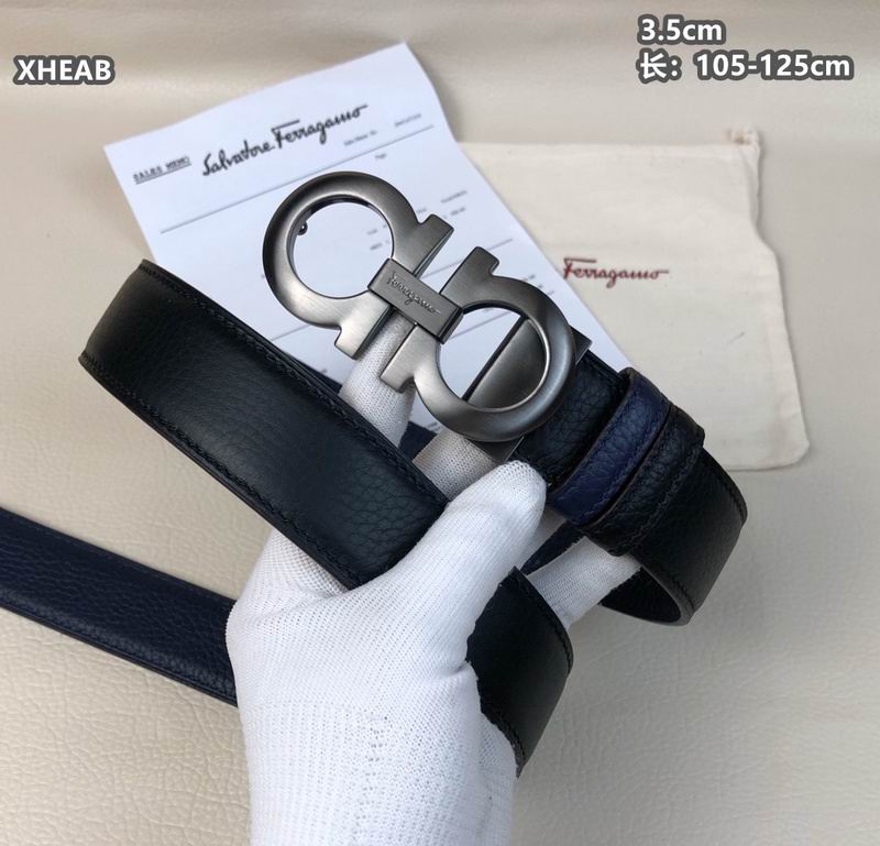 Ferragamo belt 35mmX105-125cm 8L (222)