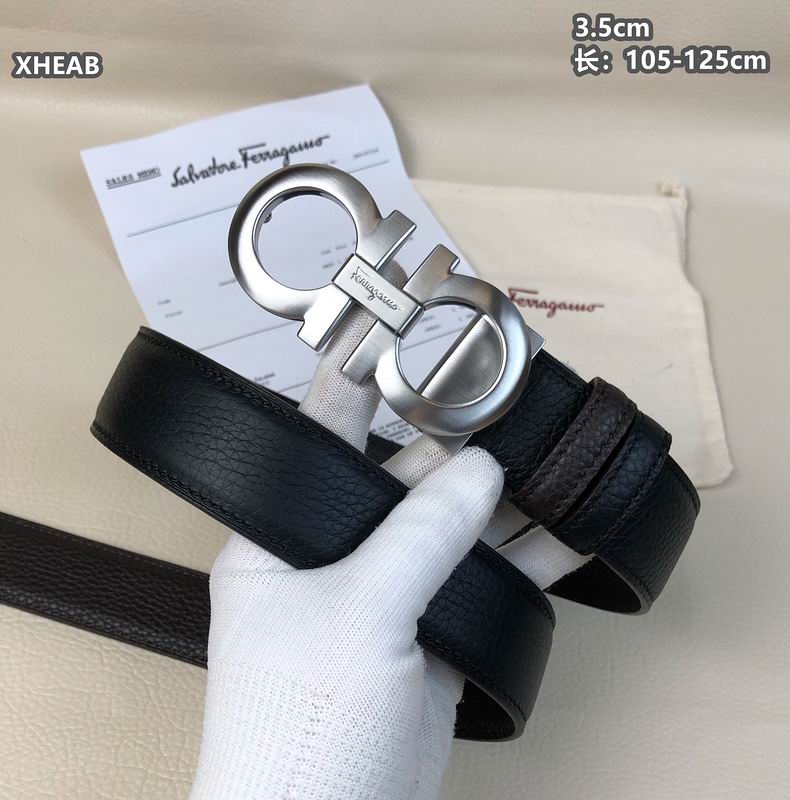 Ferragamo belt 35mmX105-125cm 8L (224)