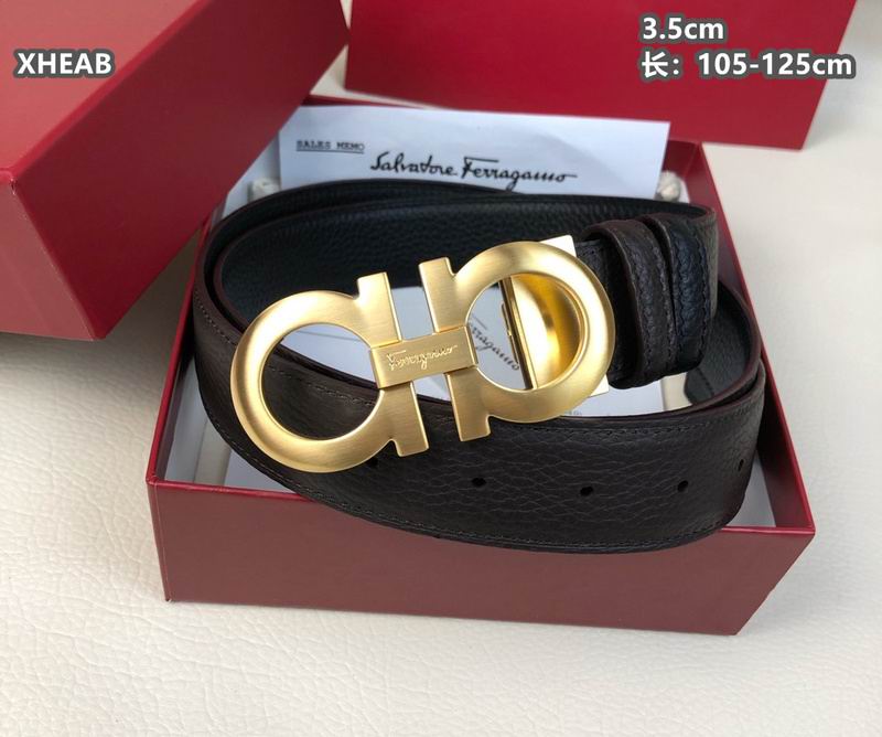 Ferragamo belt 35mmX105-125cm 8L (227)