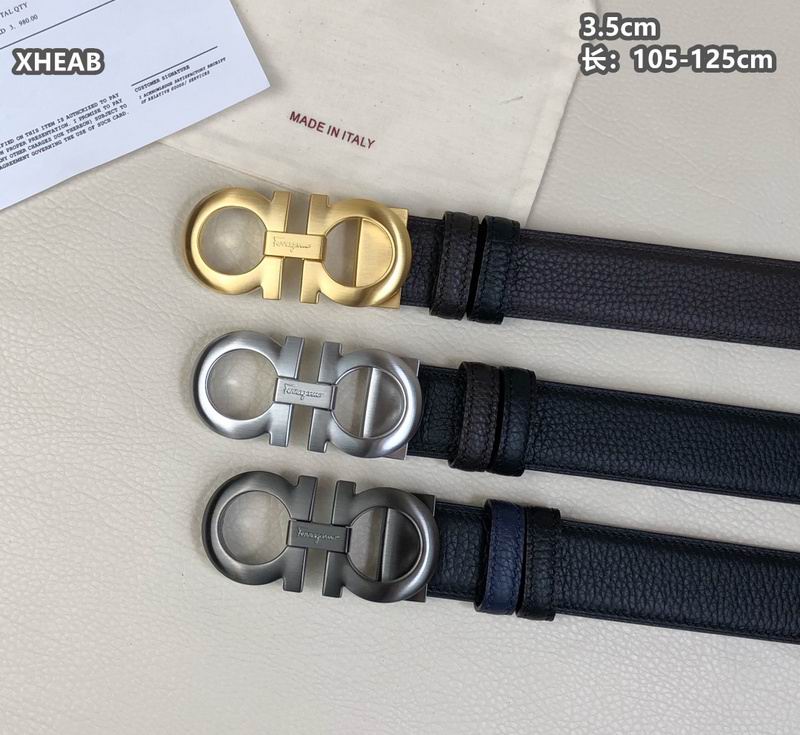 Ferragamo belt 35mmX105-125cm 8L (228)