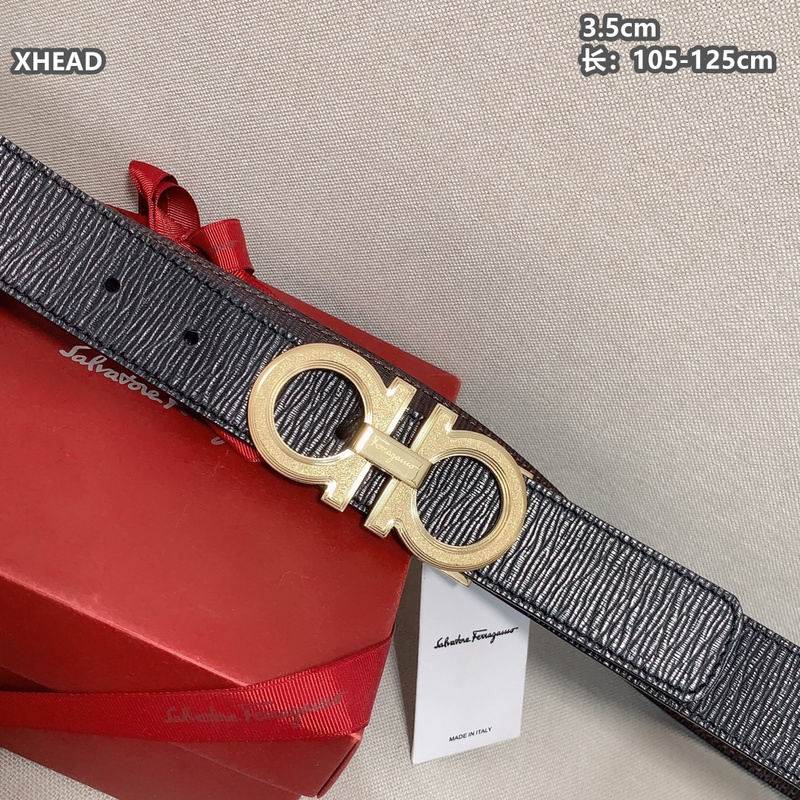Ferragamo belt 35mmX105-125cm 8L (266)