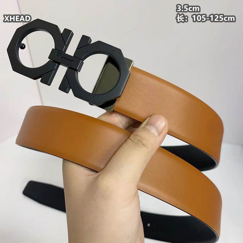 Ferragamo belt 35mmX105-125cm 8L (296)