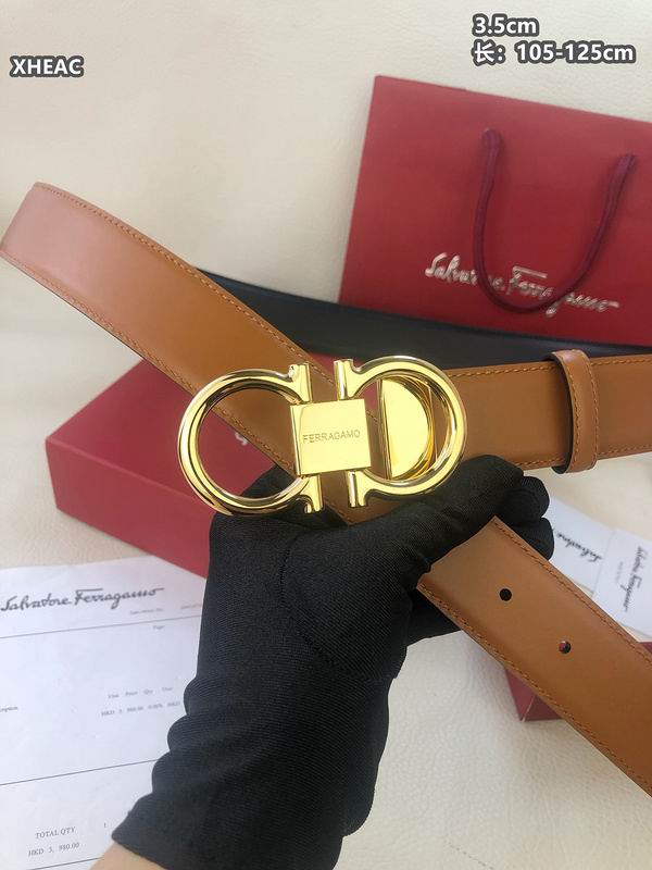 Ferragamo belt 35mmX105-125cm 8L (59)