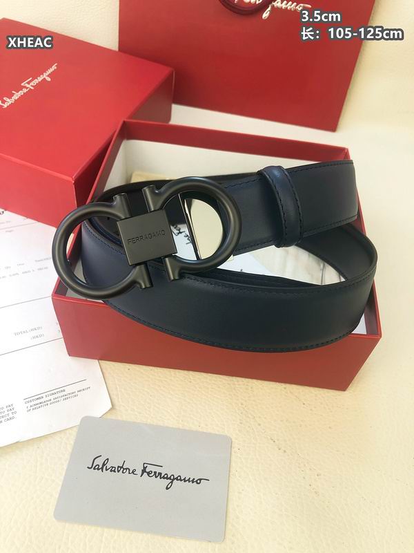 Ferragamo belt 35mmX105-125cm 8L (63)