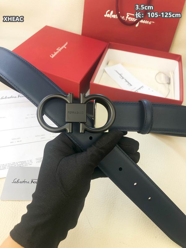 Ferragamo belt 35mmX105-125cm 8L (64)