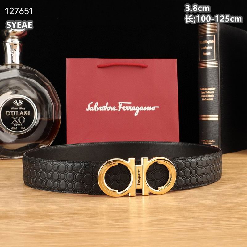 Ferragamo belt 38mmX100-125cm 8L (1)