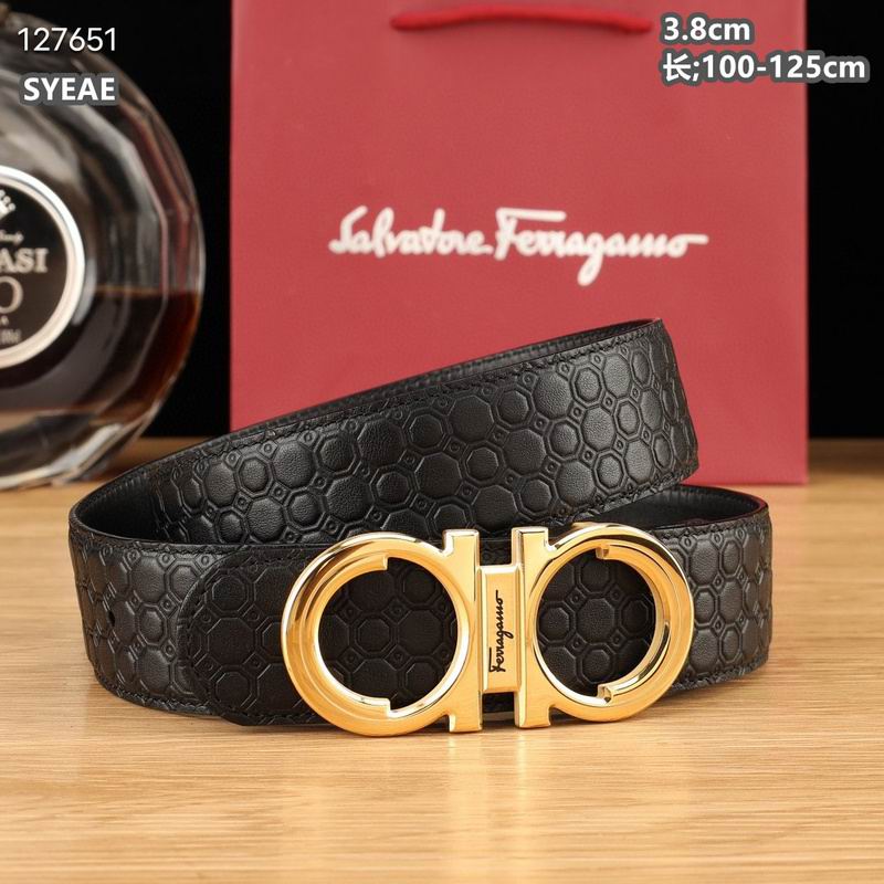Ferragamo belt 38mmX100-125cm 8L (2)