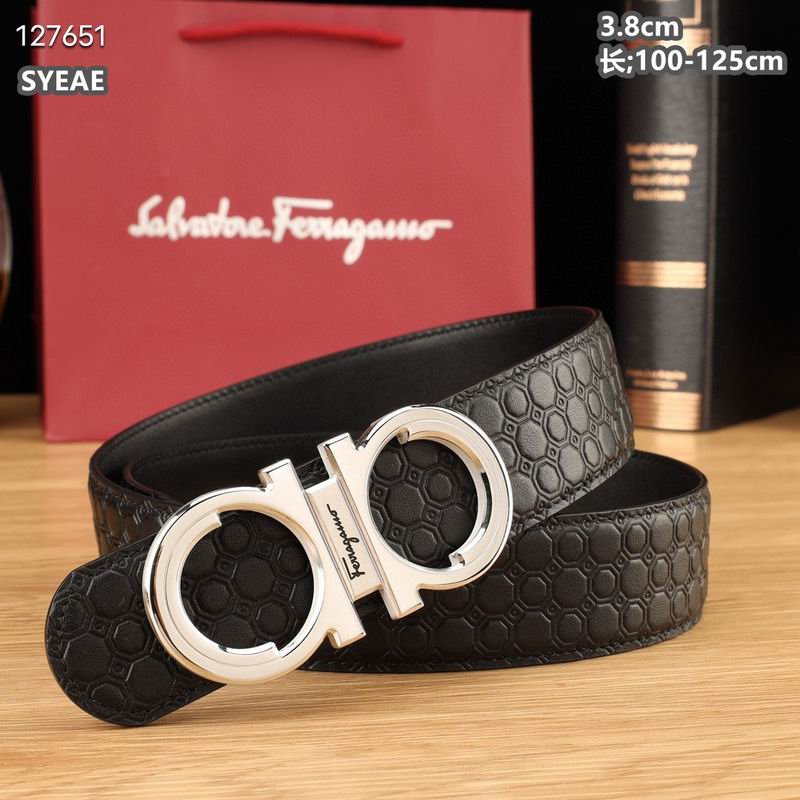 Ferragamo belt 38mmX100-125cm 8L (7)