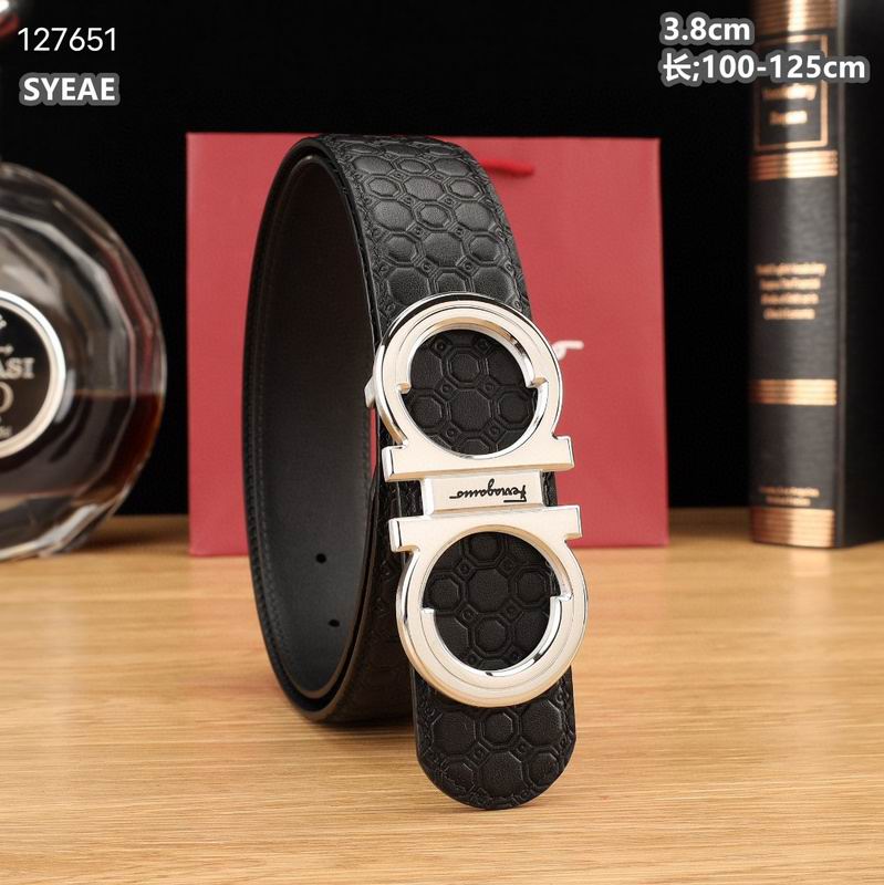Ferragamo belt 38mmX100-125cm 8L (8)