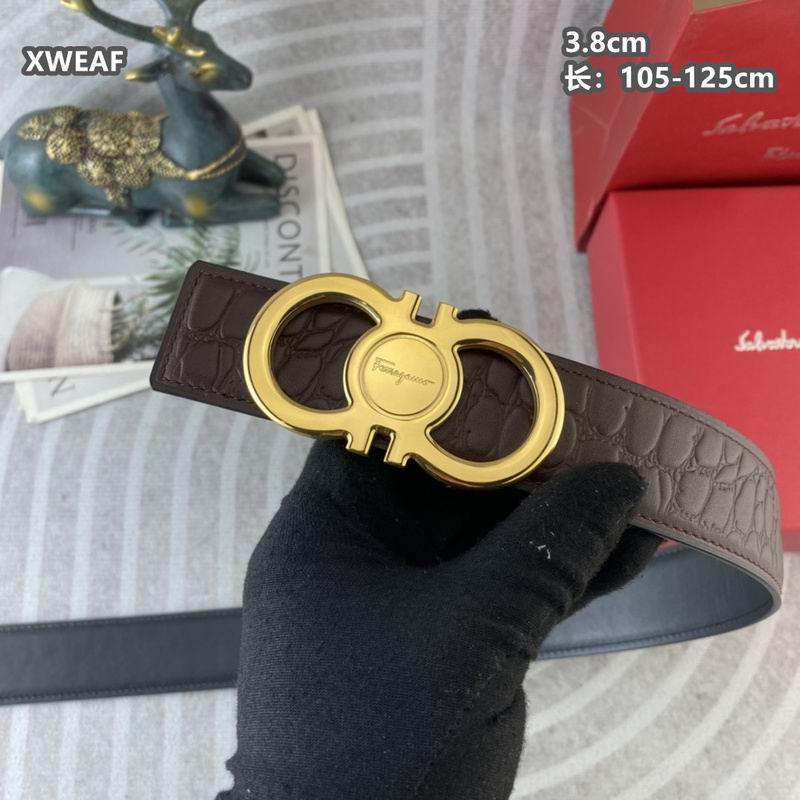 Ferragamo belt 38mmX105-125cm 8L (1)