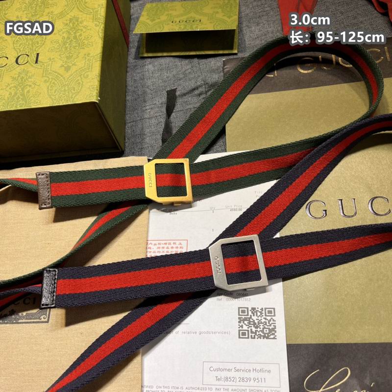 Gucci belt 30mmX95-125cm 8L (4)